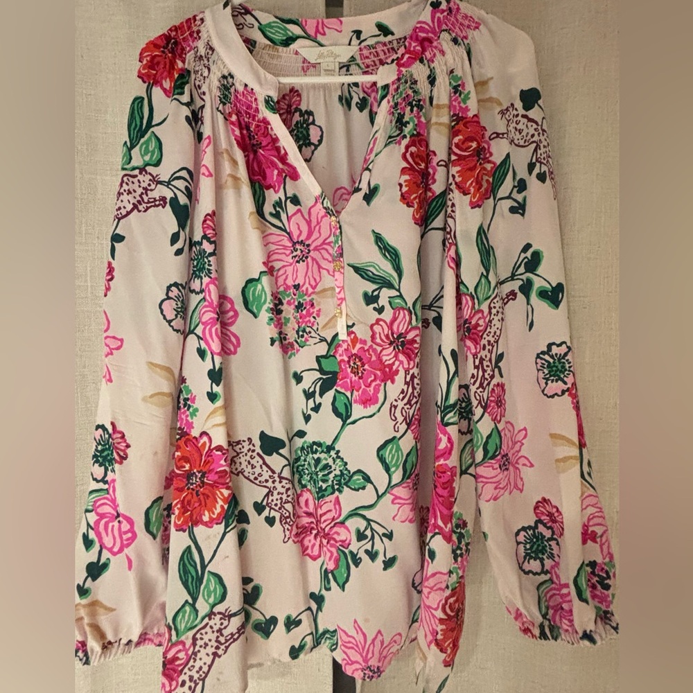 Lilly Pulitzer Elsa Silk Top